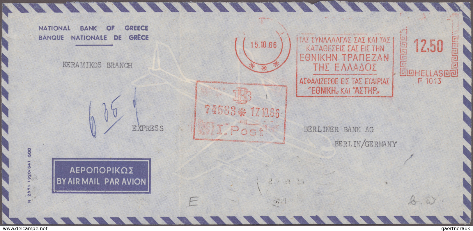 Air Mail: 1935/1986, Balance Of Apprx. 155 Airmail Covers/cards Worldwide With C - Other & Unclassified