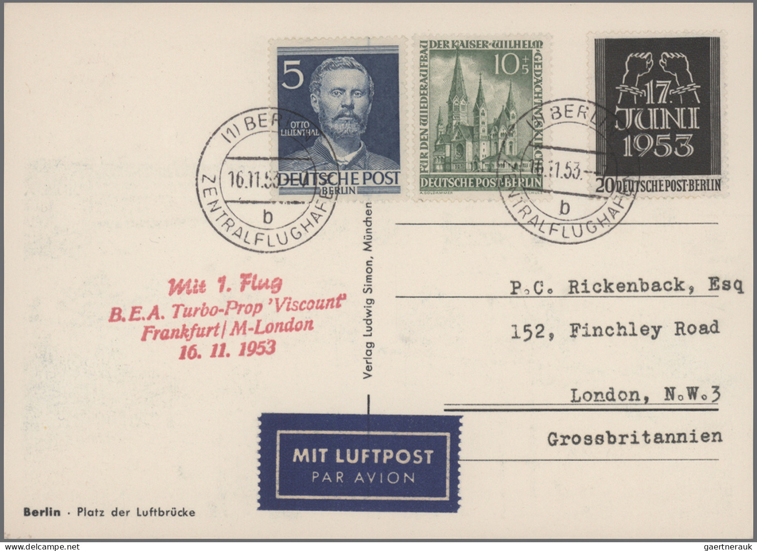 Air Mail: 1946/1971, Eine Tolle Sammlung Von Eröffnungsfluglinien, Ersten Flügen - Sonstige & Ohne Zuordnung