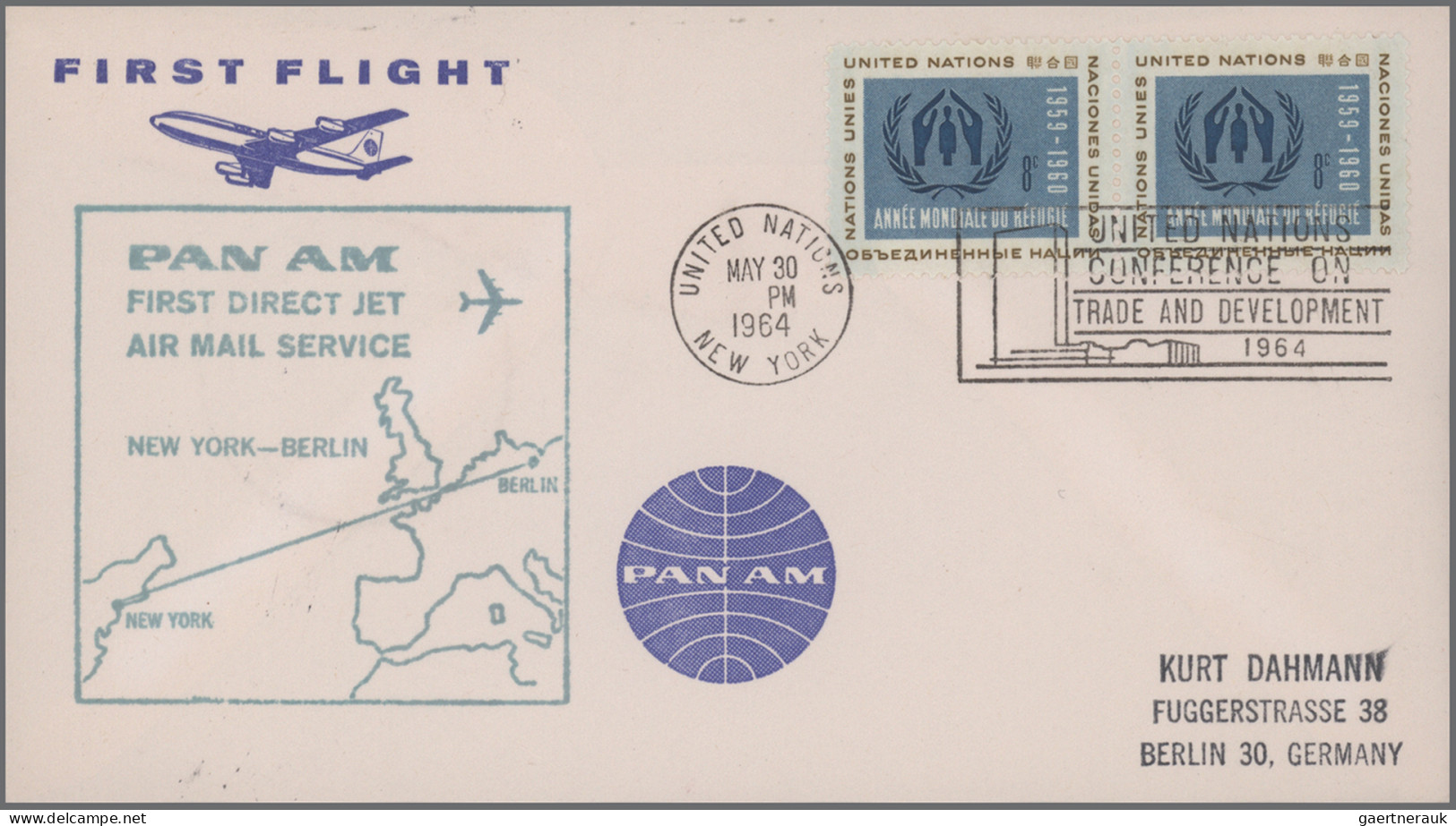 Air Mail: 1946/1971, Eine tolle Sammlung von Eröffnungsfluglinien, ersten Flügen