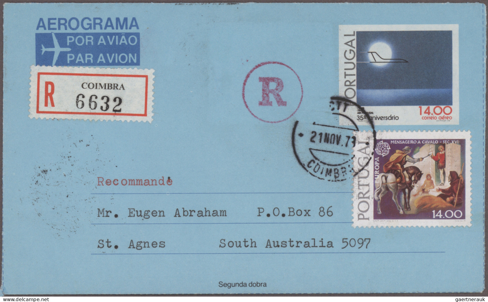 Aerogramme - Overseas: 1950/2000 (ca.), Balance Of Apprx. 810 Unused/used Air Le - Other & Unclassified