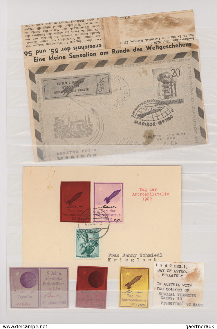 Rocket Mail: 1951/1979, ROCKET FLIGHTS/SCHMIEDL, Collection Of 37 Covers/cards, - Other & Unclassified