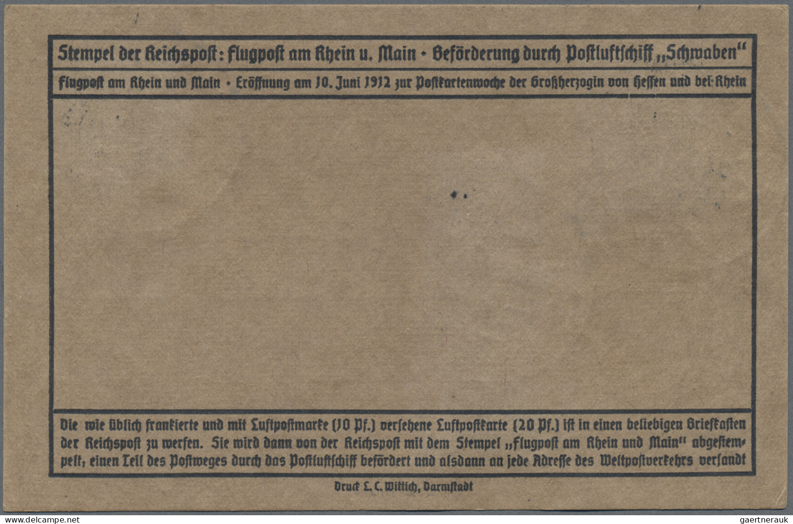 Zeppelin Mail - Germany: 1912/1940 (ca), Zeppelinpost + Luftpost, Hochwertiger B - Airmail & Zeppelin