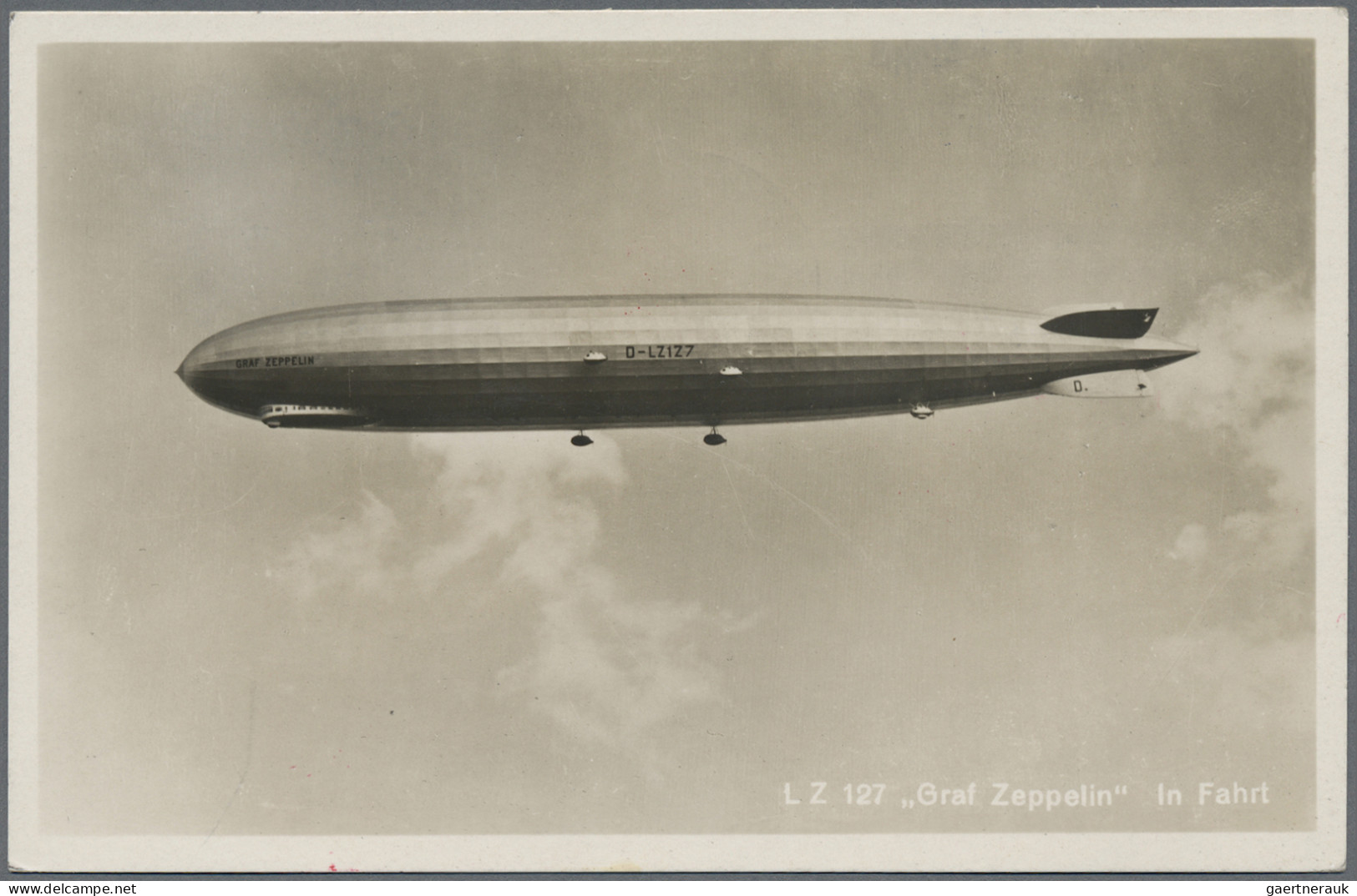 Zeppelin Mail - Germany: 1912/1940 (ca), Zeppelinpost + Luftpost, hochwertiger B