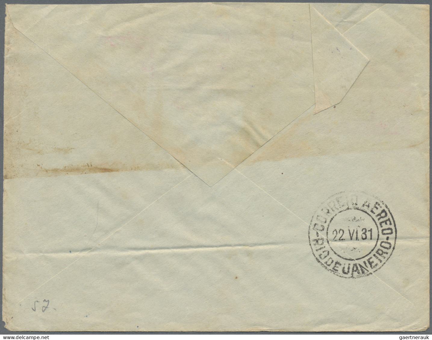 Zeppelin Mail - Germany: 1912/1940 (ca), Zeppelinpost + Luftpost, hochwertiger B