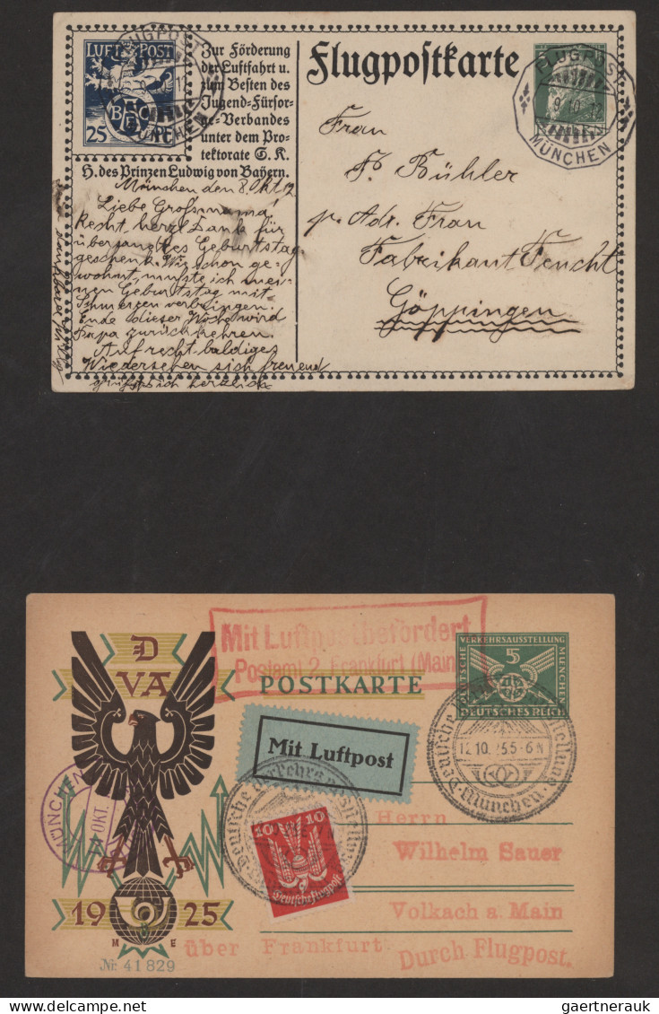 Zeppelin Mail - Germany: 1912/1940 (ca): Reichhaltige Sammlung Luft + Zeppelinpo