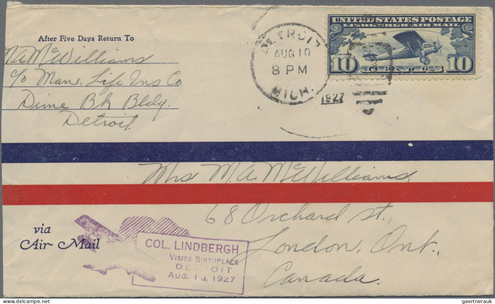 Zeppelin Mail - Europe: 1927/1940 Sechs Besondere Belege Zeppelin Bzw. Luftpost, - Sonstige - Europa