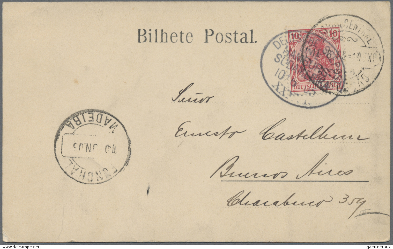 German Ship Post: 1895/1939, Partie Von 31 Schiffspost-Karten/-Briefen (davon Zw - Other & Unclassified