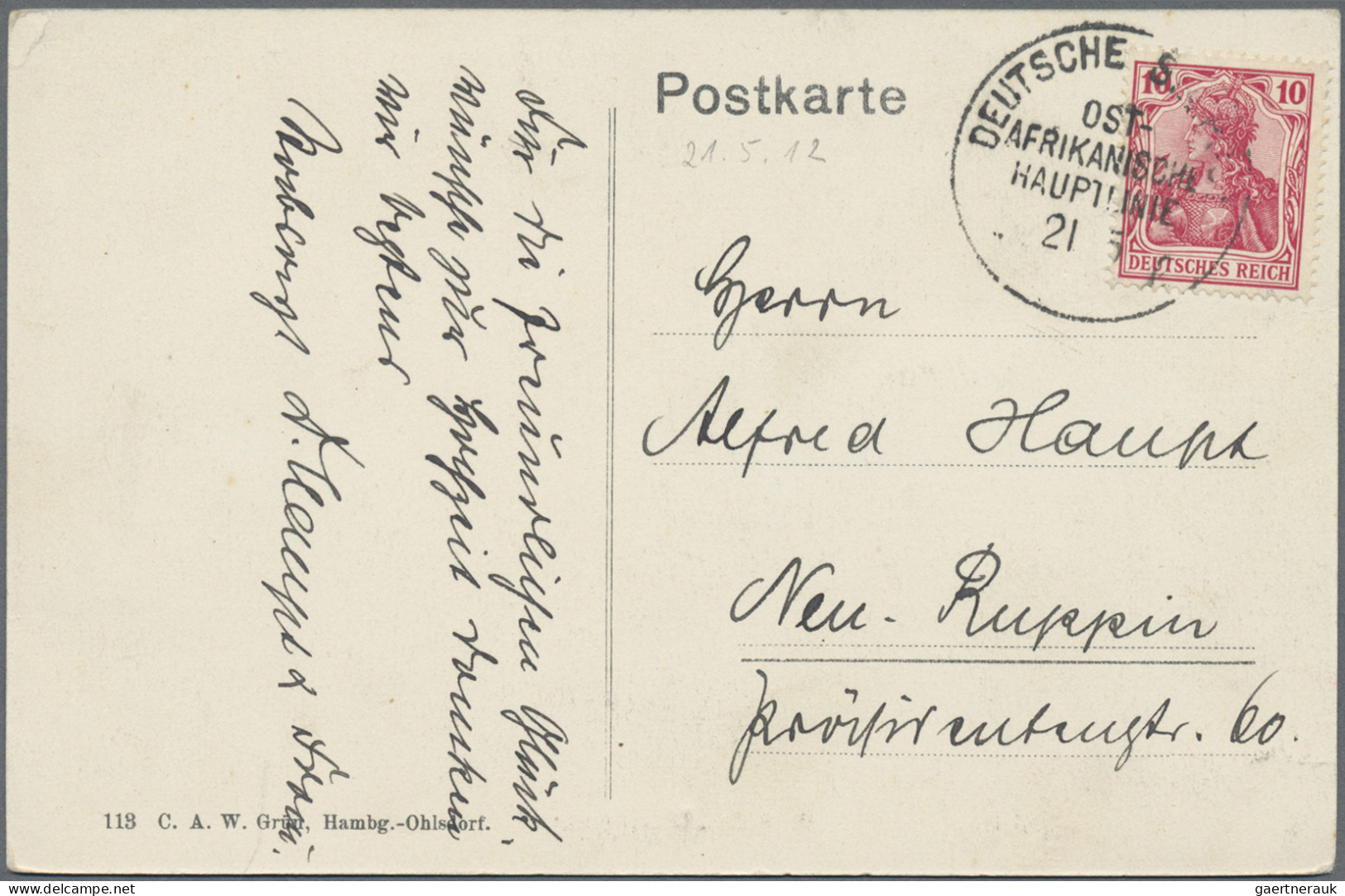 German Ship Post: 1895/1939, Partie Von 31 Schiffspost-Karten/-Briefen (davon Zw - Other & Unclassified