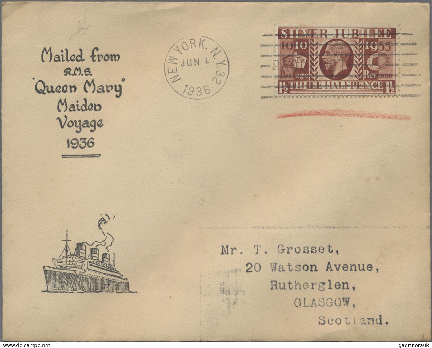 Ship Mail: 1900/1930's Ca.- SHIP MAIL: More Than 20 Picture Postcards, Covers An - Andere & Zonder Classificatie