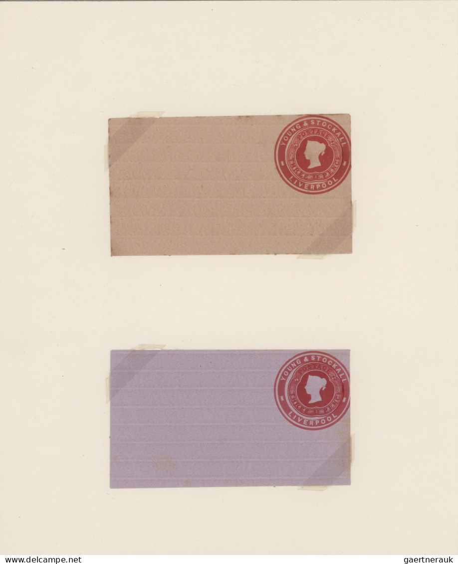 Thematics: Advertising Postal Stationery: 1840/1900 Ca., Great Britain, Valuable - Otros