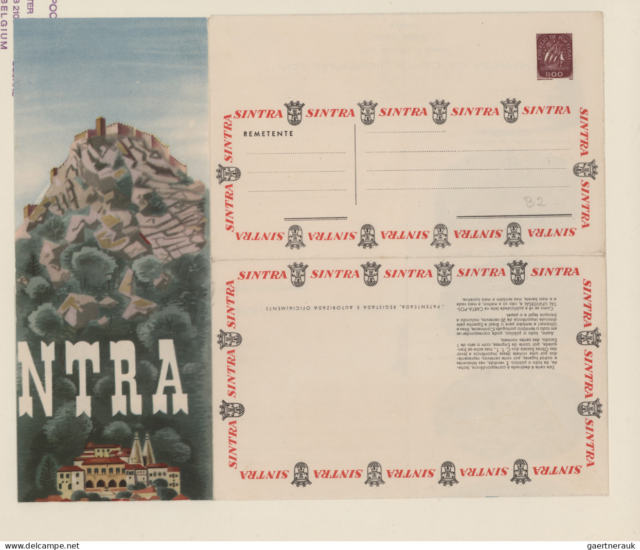 Thematics: Advertising Postal Stationery: 1955/1957 Ca., Portugal, 1 E 'caravel' - Altri