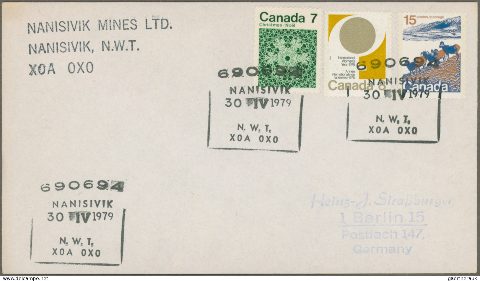 Thematics: Arctic: 1941/1980, Collection Of 100 Covers/cards Mainly 1960s/1970s, - Autres