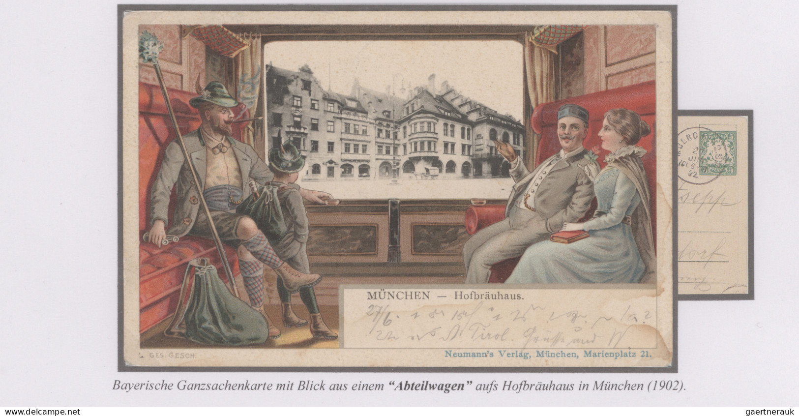 Thematics: Railway: From 1871 On. Elaborated Collection 'The Railroad' On 221 Sh - Treinen