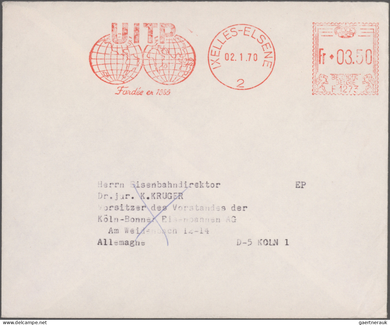 Thematics: railway: 1937/1993, Railway/Public Transport/Travel Offices Congresse