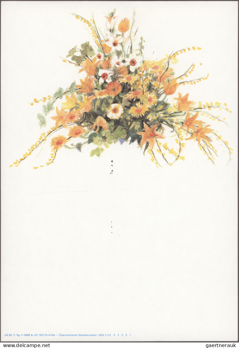 Thematics:  Flora, Botany, Bloom: 1930/1980 (ca.), TELEGRAMS Showing Various "FL - Autres