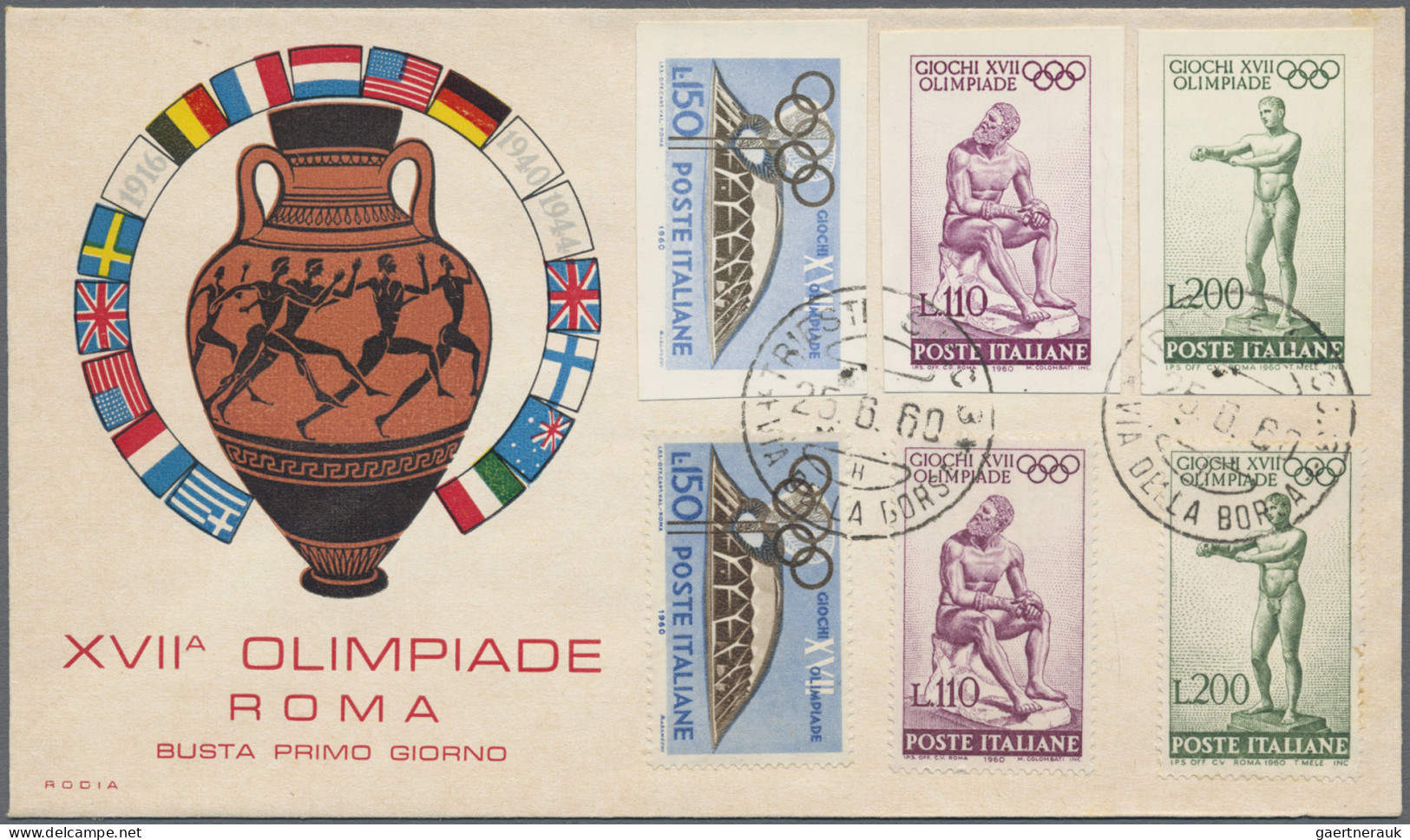 Thematics: Olympic Games: 1936/1976, collection of apprx. 390 commemorative cove