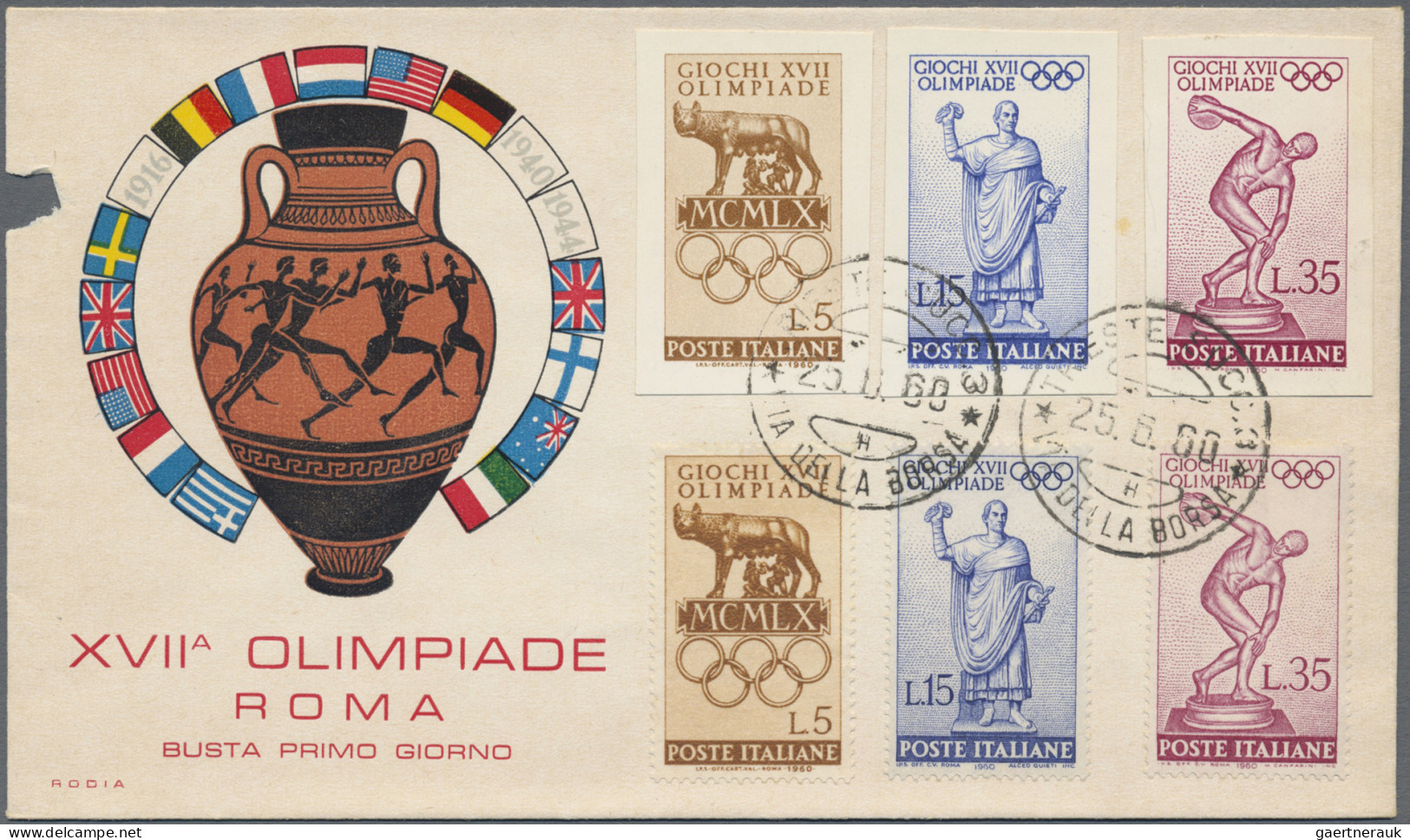 Thematics: Olympic Games: 1936/1976, collection of apprx. 390 commemorative cove