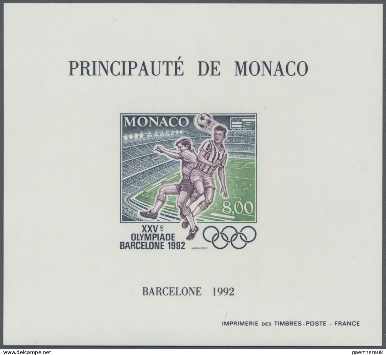 Thematics: Olympic Games: 1992, Olympic Games Alberville And Barcelona 1992 Spec - Other & Unclassified