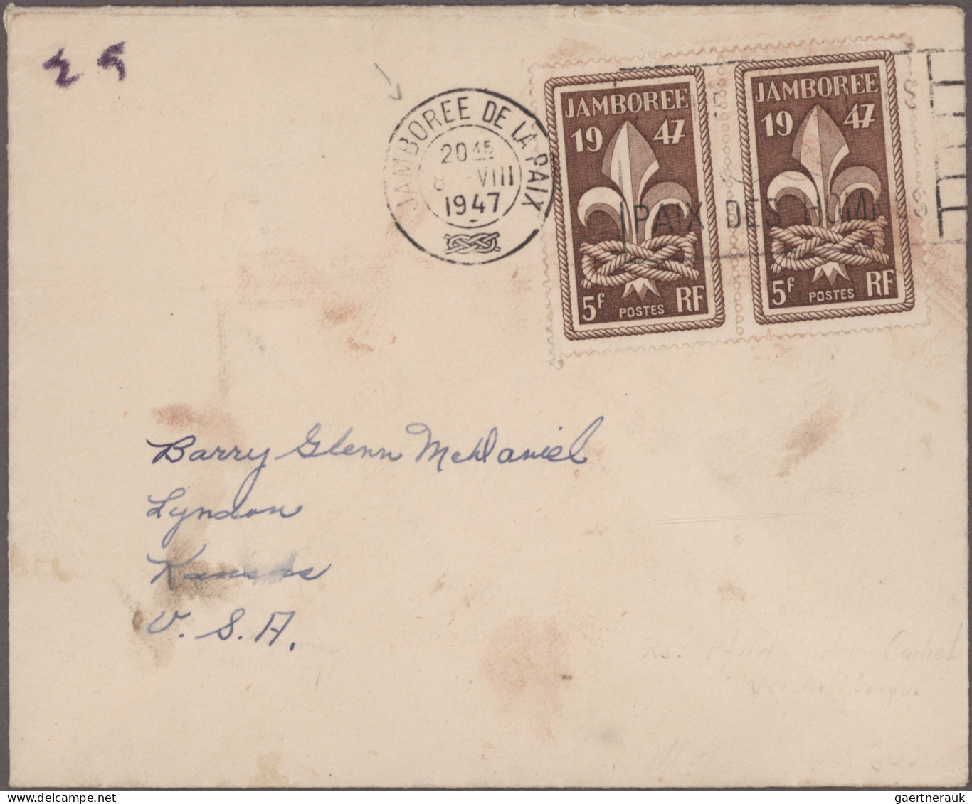 Thematics: Scouts: 1918/1980 (ca.), Collection Of Apprx. 50 Covers/cards And Som - Otros & Sin Clasificación