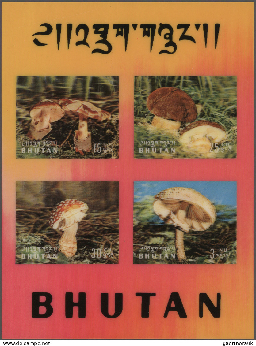 Thematics: Mushrooms: 1960/2000 (approx.), Comprehensive Stock Of Stamps, Mint A - Hongos