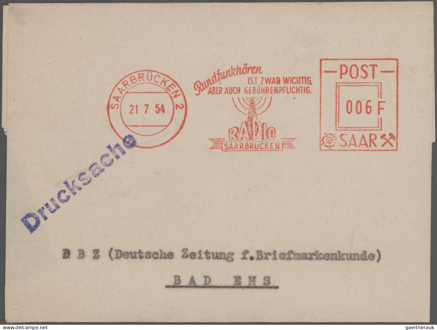 Thematics:  Postal Mecanization: 1922/1990, Postautomation Und Absenderfreistemp - Posta
