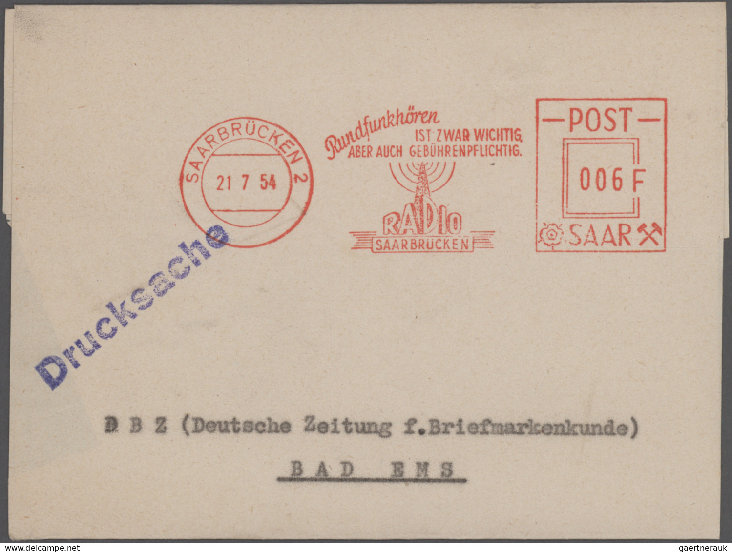 Thematics:  Postal Mecanization: 1922/1990, Postautomation Und Absenderfreistemp - Poste