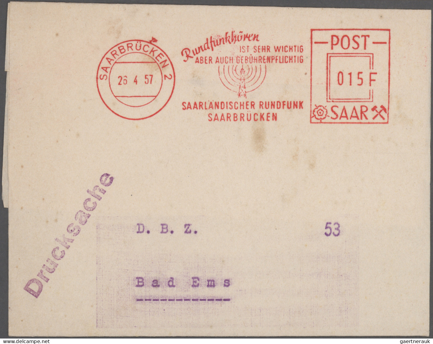 Thematics:  Postal Mecanization: 1922/1990, Postautomation Und Absenderfreistemp - Correo Postal