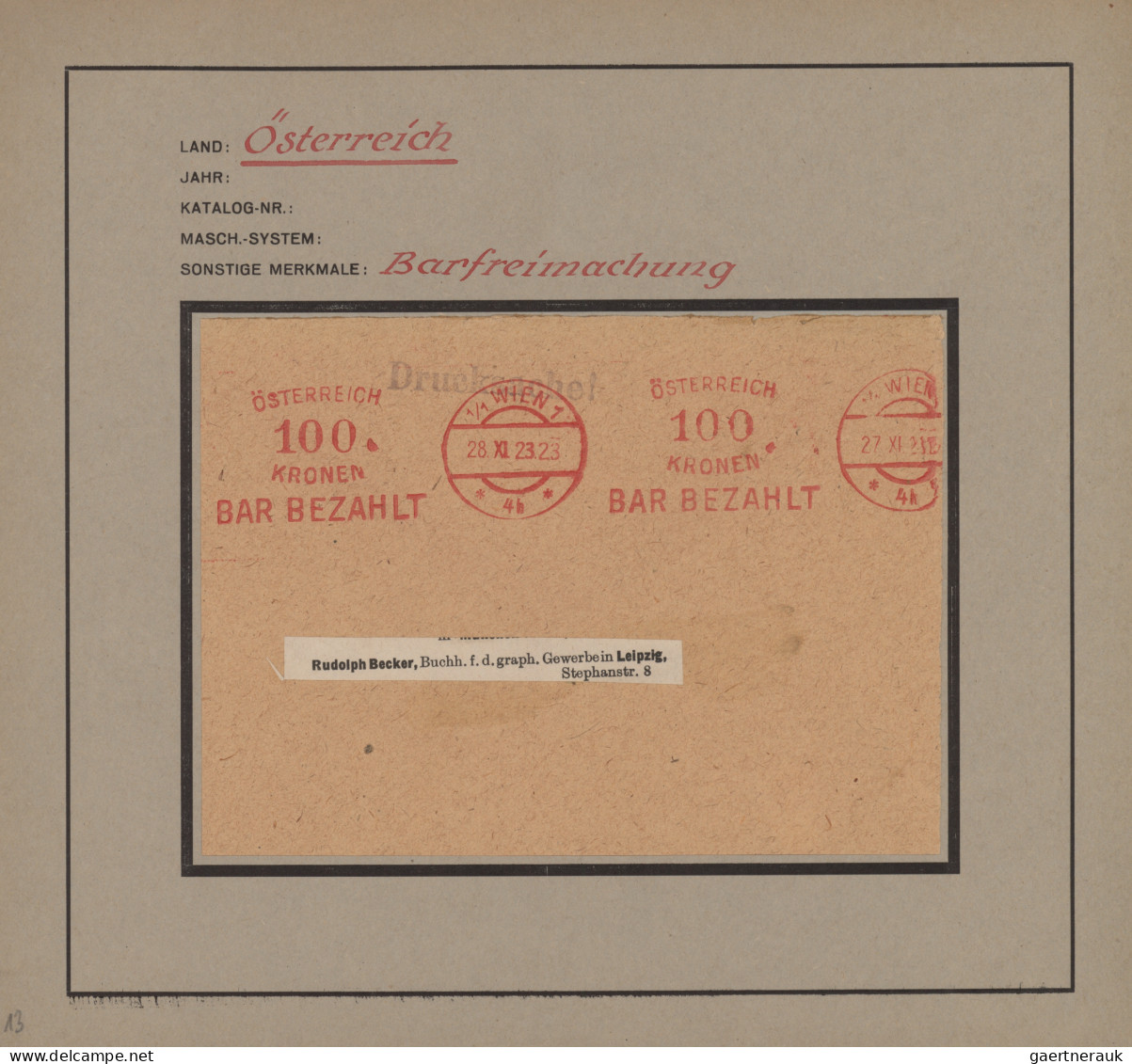 Thematics:  postal mecanization: 1923/1962, meist 30er-Jahre, interessante Parti