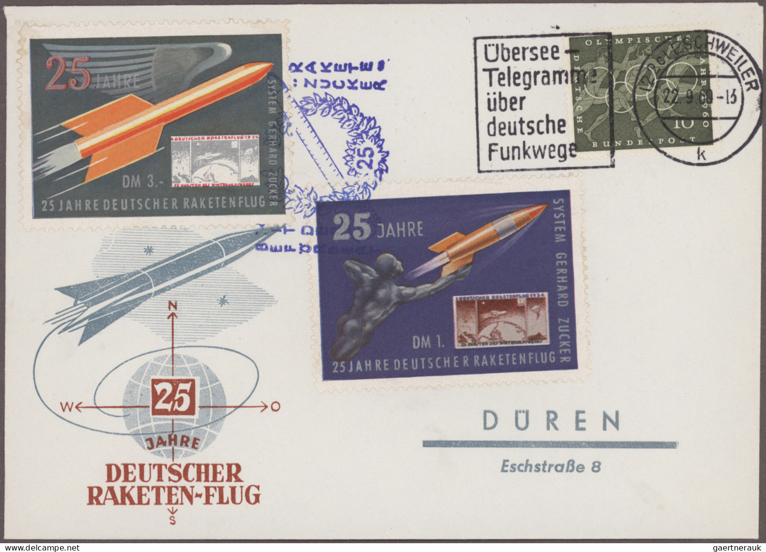 Thematics: Astronautics: 1950/1960's Ca.: Hundreds Of Covers, FDC's, Postage Sta - Andere & Zonder Classificatie