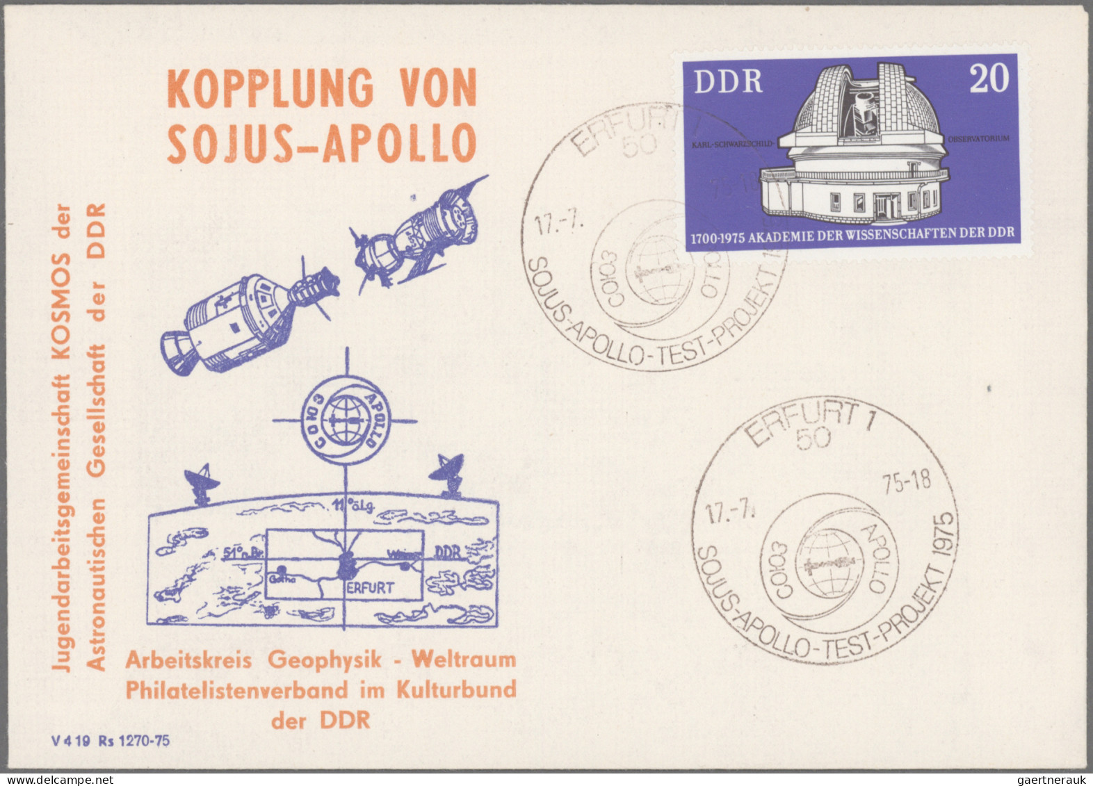 Thematics: astronautics: 1962/1990 (ca.) RAUMFAHRT/KOSMOS: umfangreiche Sammlung