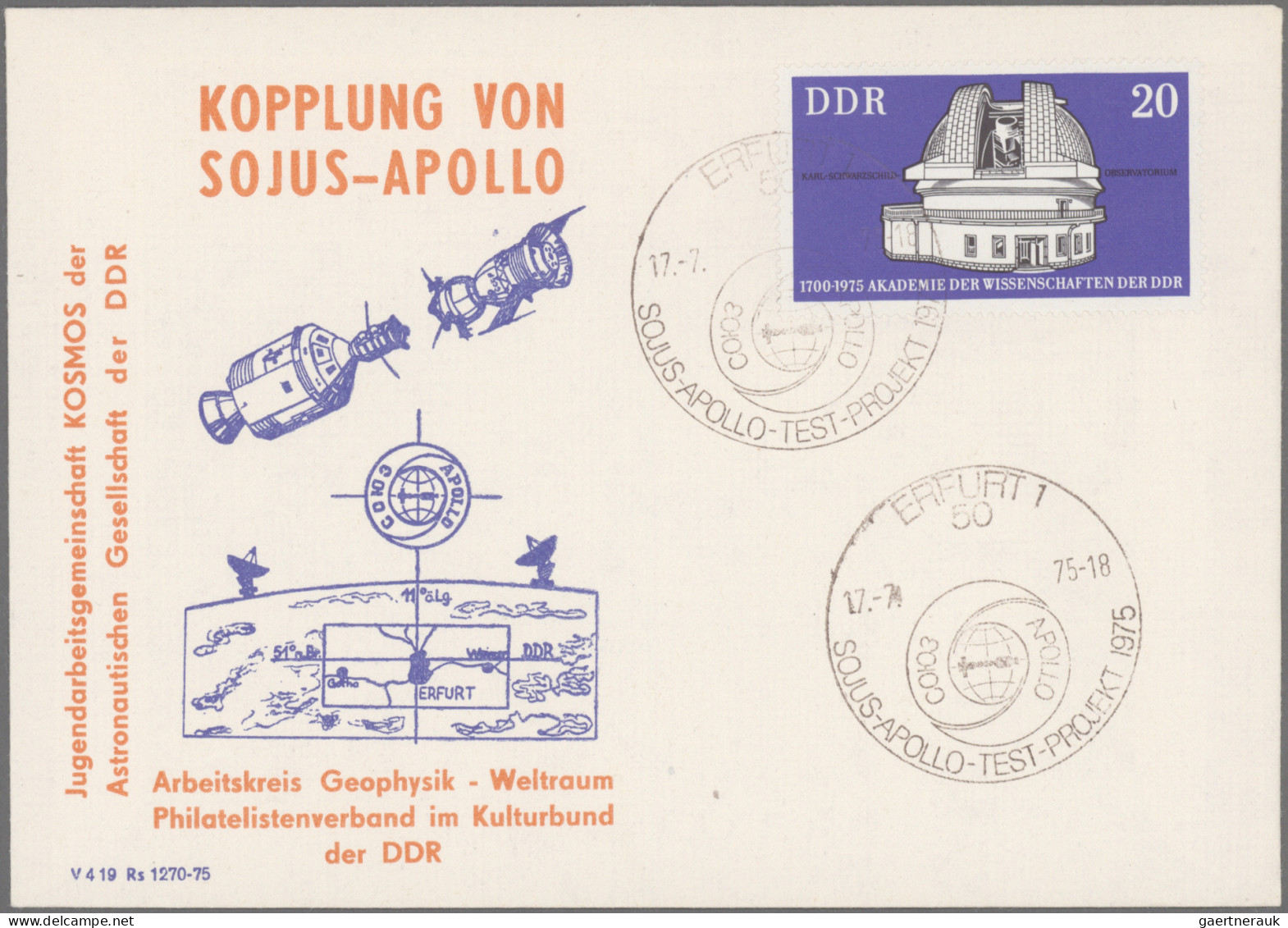 Thematics: astronautics: 1962/1990 (ca.) RAUMFAHRT/KOSMOS: umfangreiche Sammlung