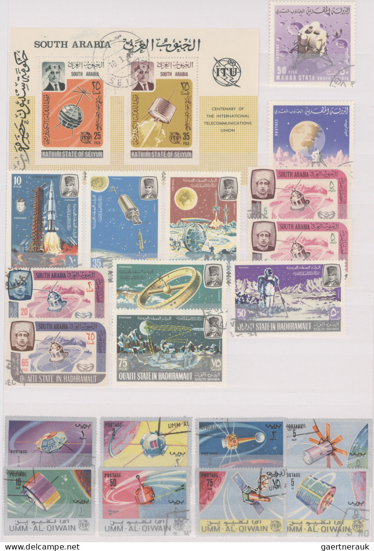 Thematics: astronautics: 1962/1990 (ca.) RAUMFAHRT/KOSMOS: umfangreiche Sammlung