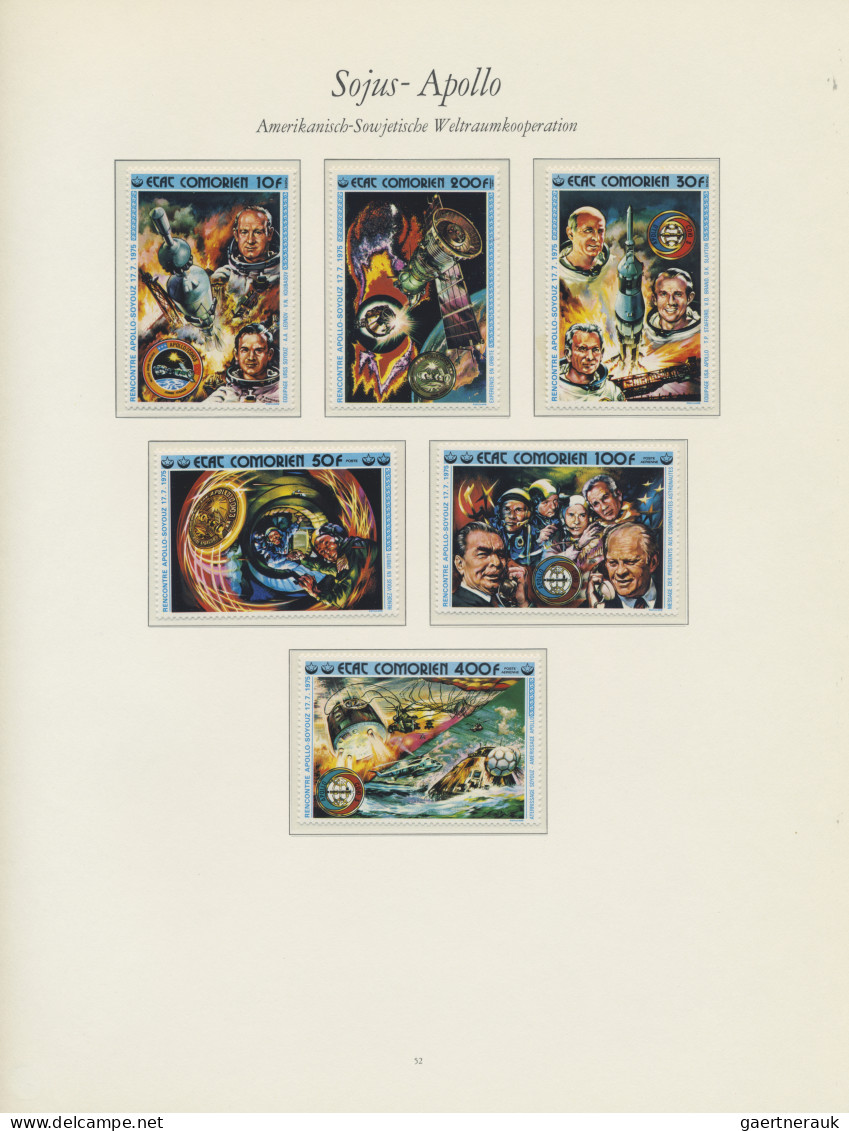 Thematics: Astronautics: SOUYUZ-APOLLO: 1970's, MNH Collection In A Binder With - Otros & Sin Clasificación