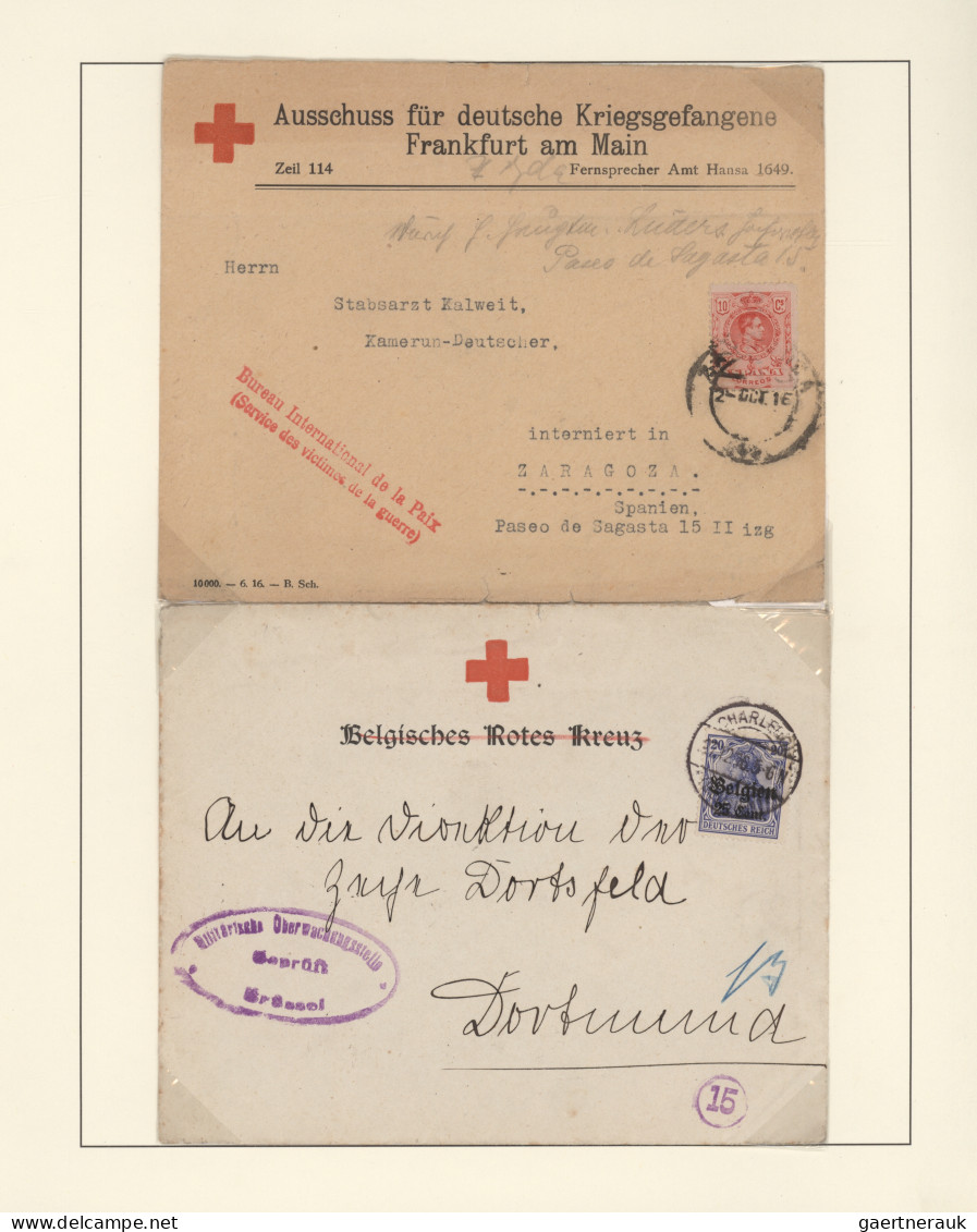 Thematics: Red Cross: 1914/1918, Rotes Kreuz Im WK I, Vielseitige Sammlung Von C - Rotes Kreuz