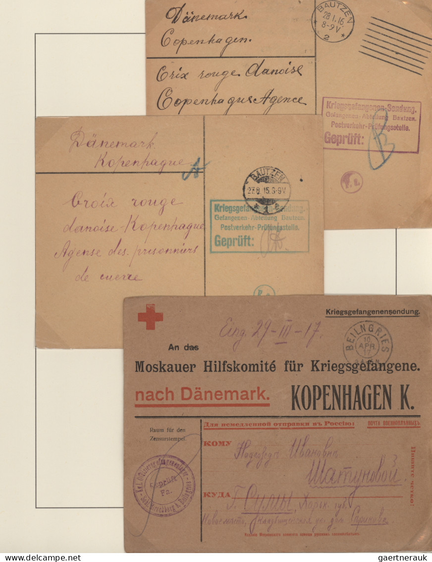 Thematics: Red Cross: 1914/1918, Rotes Kreuz Im WK I, Vielseitige Sammlung Von C - Red Cross