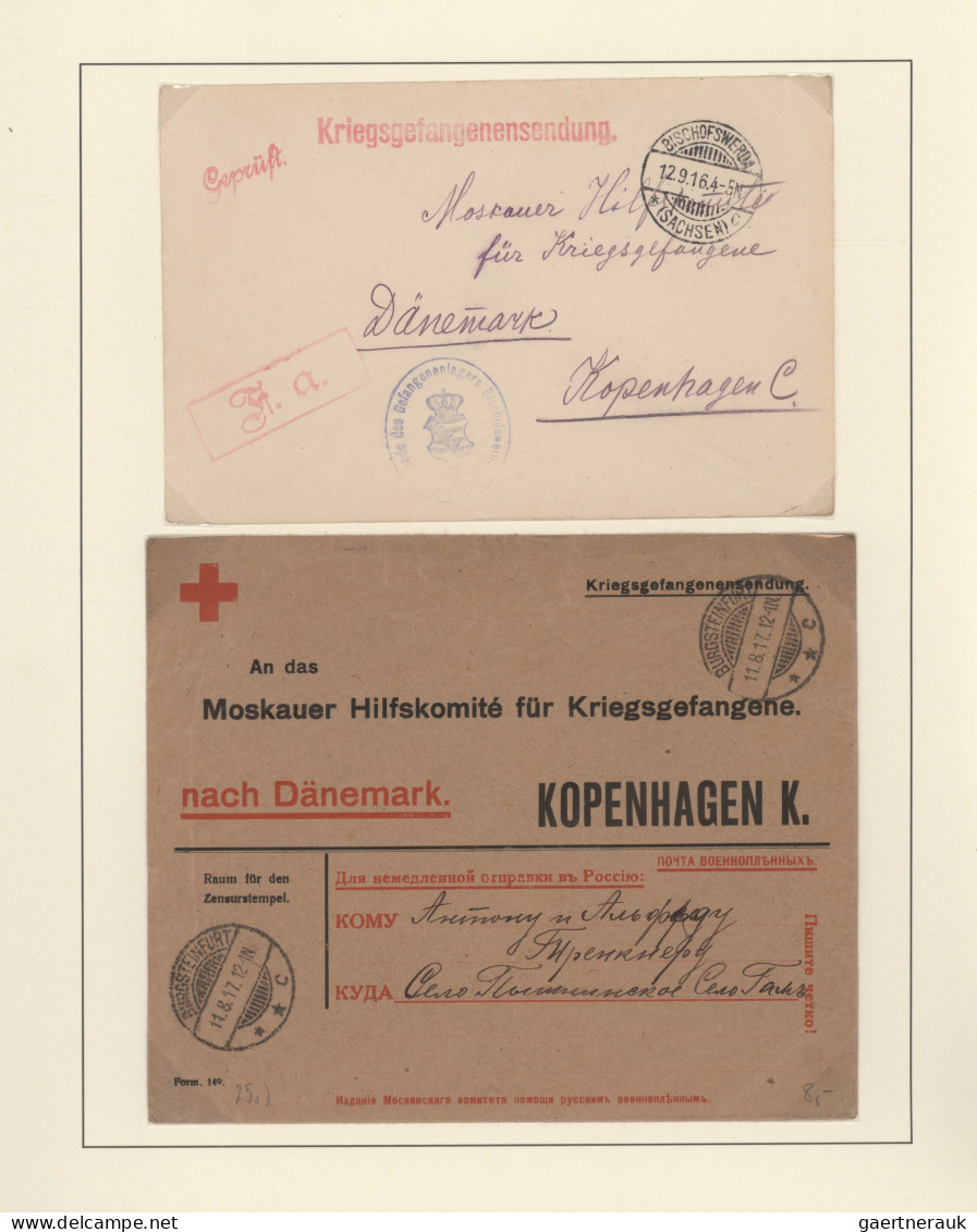 Thematics: red cross: 1914/1918, Rotes Kreuz im WK I, vielseitige Sammlung von c