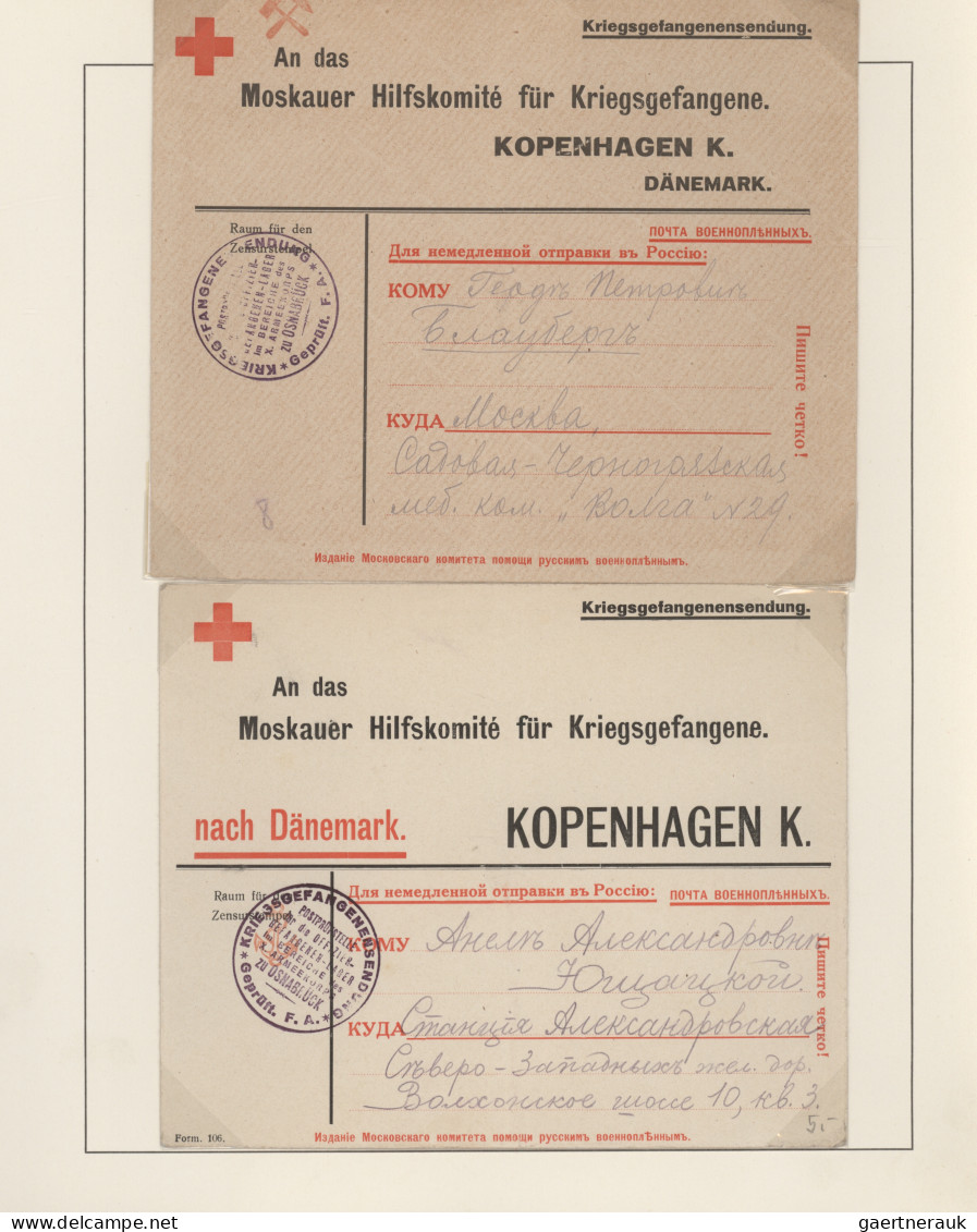 Thematics: red cross: 1914/1918, Rotes Kreuz im WK I, vielseitige Sammlung von c