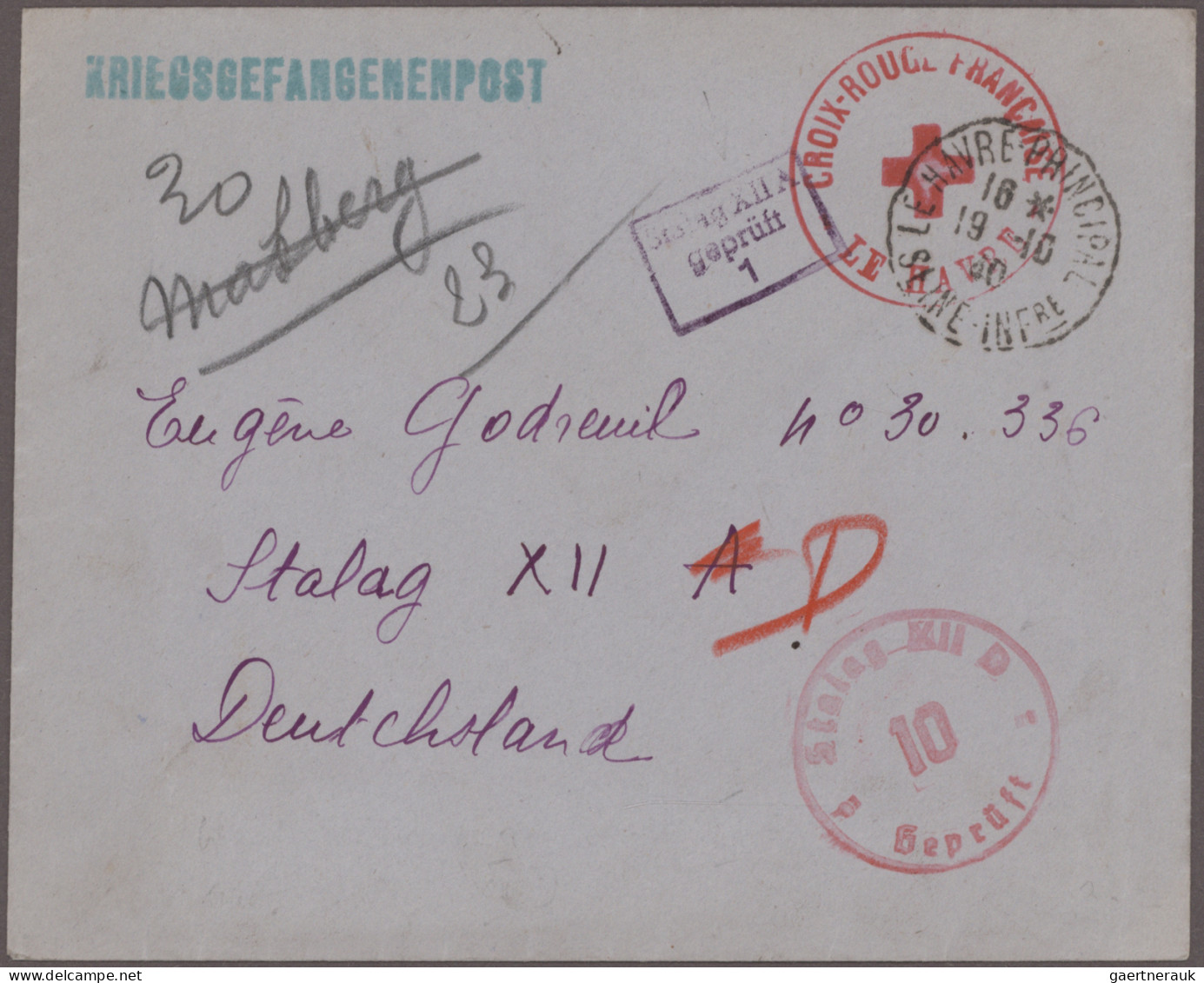 Thematics: Red Cross: 1914/1990 (ca.), Collection Of Apprx. 220 Covers/cards Wit - Rotes Kreuz