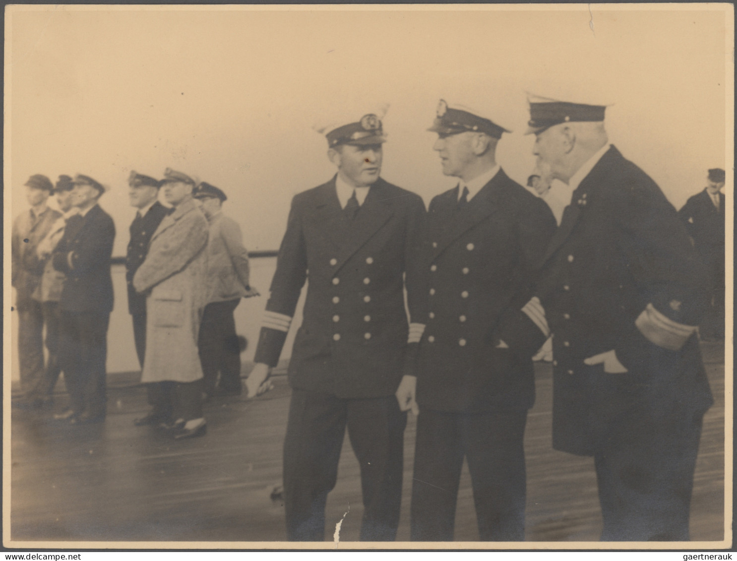 Thematics: Ships-passenger Ships: OSKAR SCHARF, Kapitän Des Norddeutschen Lloyd - Bateaux