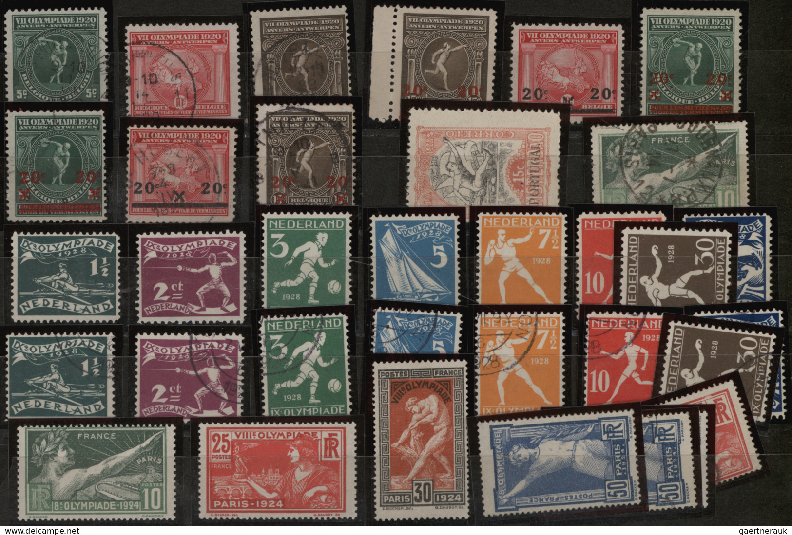 Thematics - Sport: 1920/2020 (ca.), extraordinary collection on apprx. 320 album