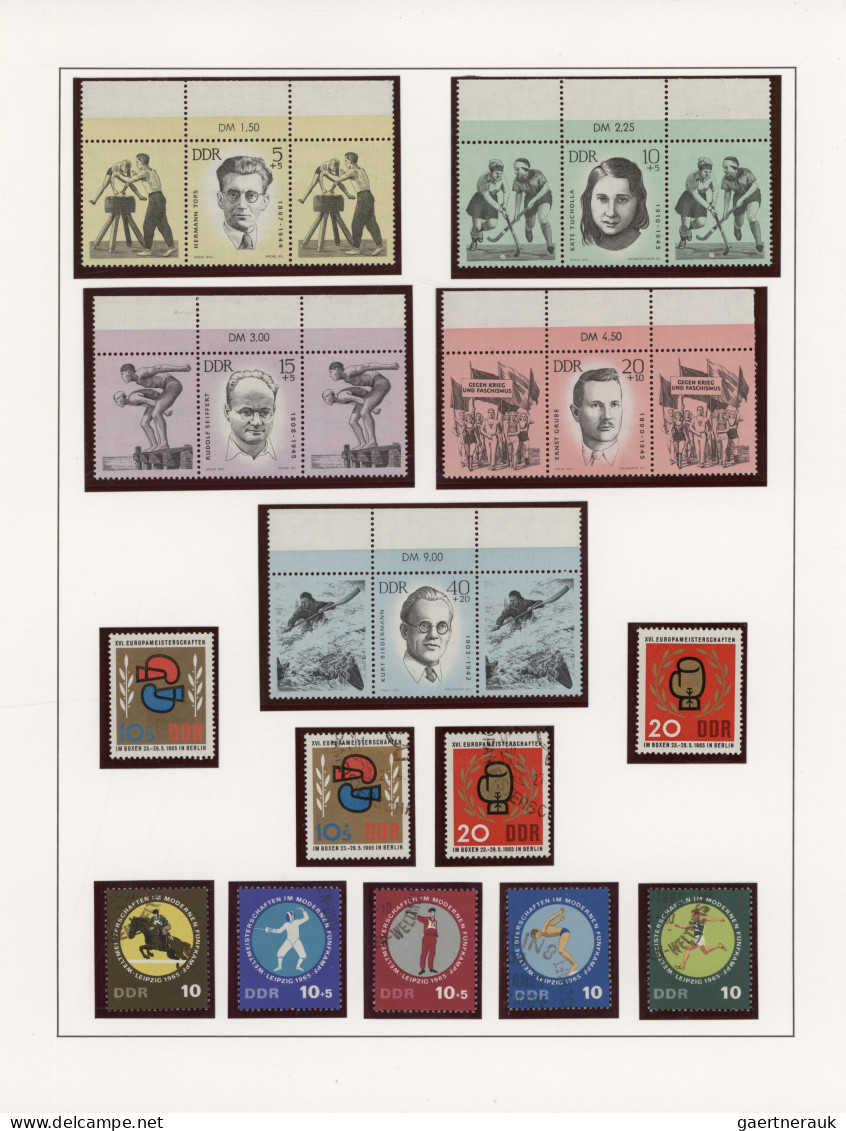 Thematics - Sport: 1920/2020 (ca.), extraordinary collection on apprx. 320 album
