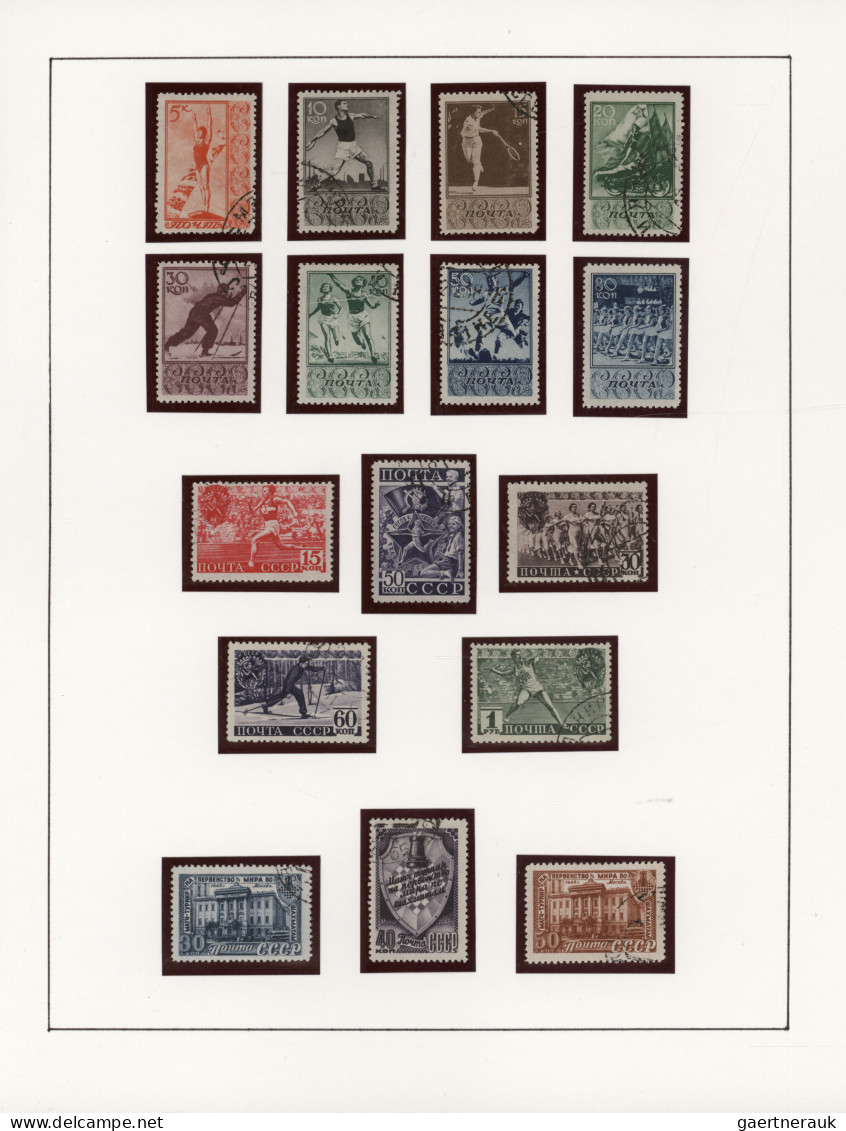 Thematics - Sport: 1920/2020 (ca.), extraordinary collection on apprx. 320 album