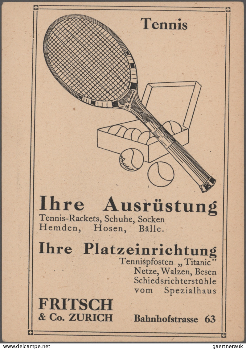 Thematics: Sport-tennis: 1900/2010 (ca.), Assortment Of Apprx. 80 Entires With R - Tenis