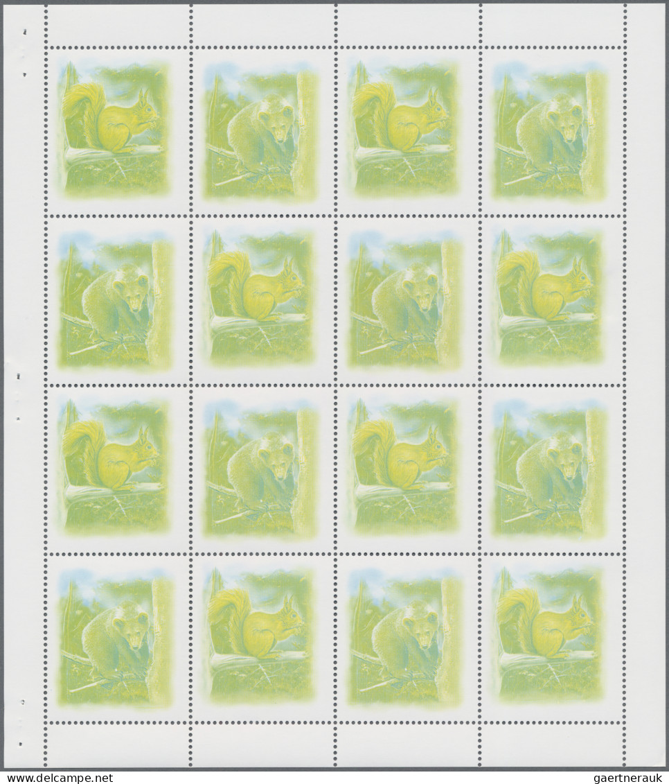 Thematics: Animals, Fauna: 1999, Kosovo, Not Issued, "Europa-Cept" Issue "Wildli - Other & Unclassified