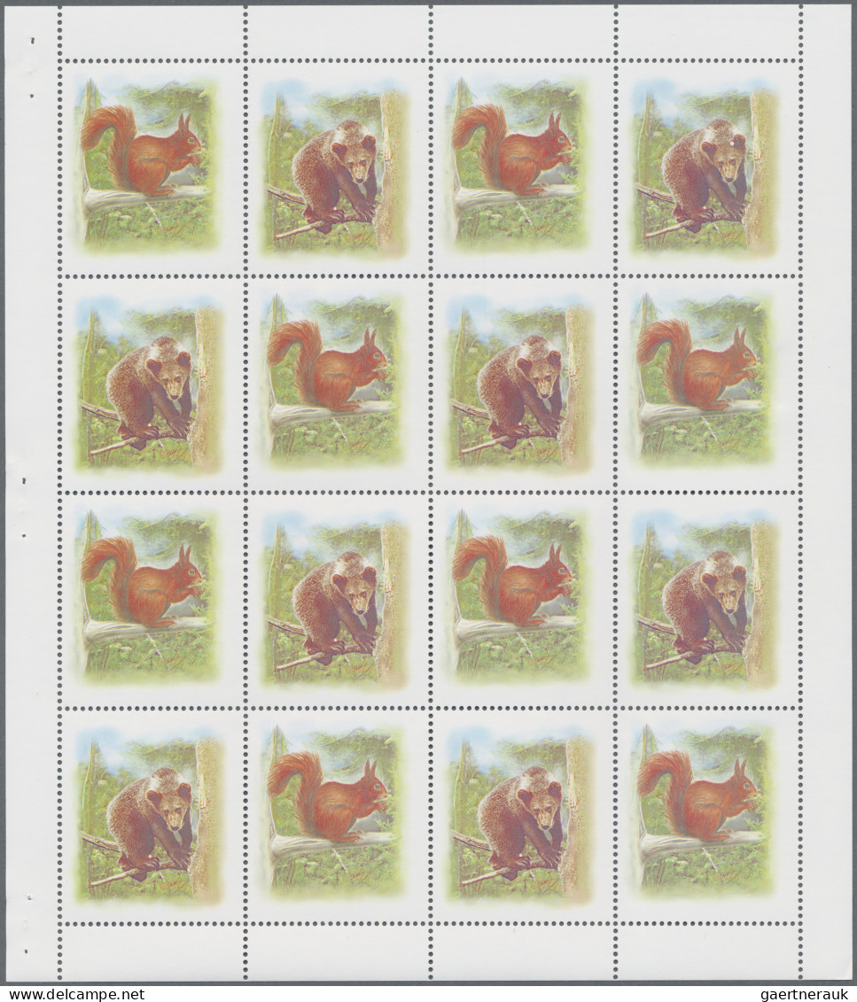 Thematics: Animals, Fauna: 1999, Kosovo, Not Issued, "Europa-Cept" Issue "Wildli - Sonstige & Ohne Zuordnung