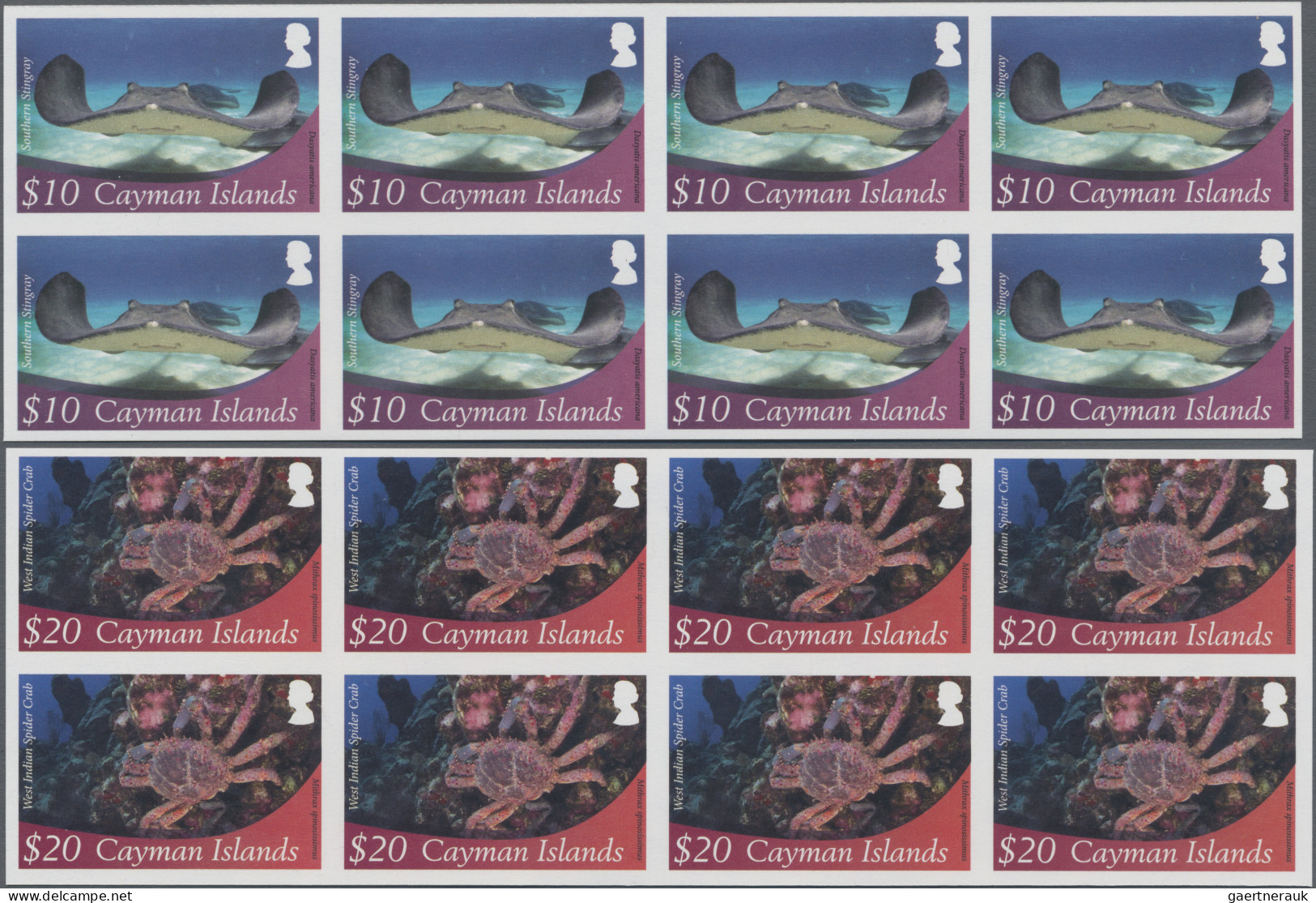 Thematics: Animals-fishes: 2012, Cayman Islands. Lot With 22 IMPERFORATE Sets 'M - Vissen