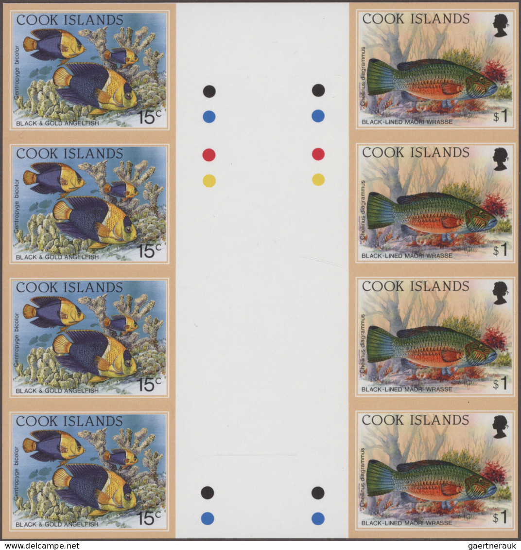 Thematics: Animals-sea Animals: 1994, Cook Islands. Lot With 16 Sets Of 10 Stamp - Meereswelt