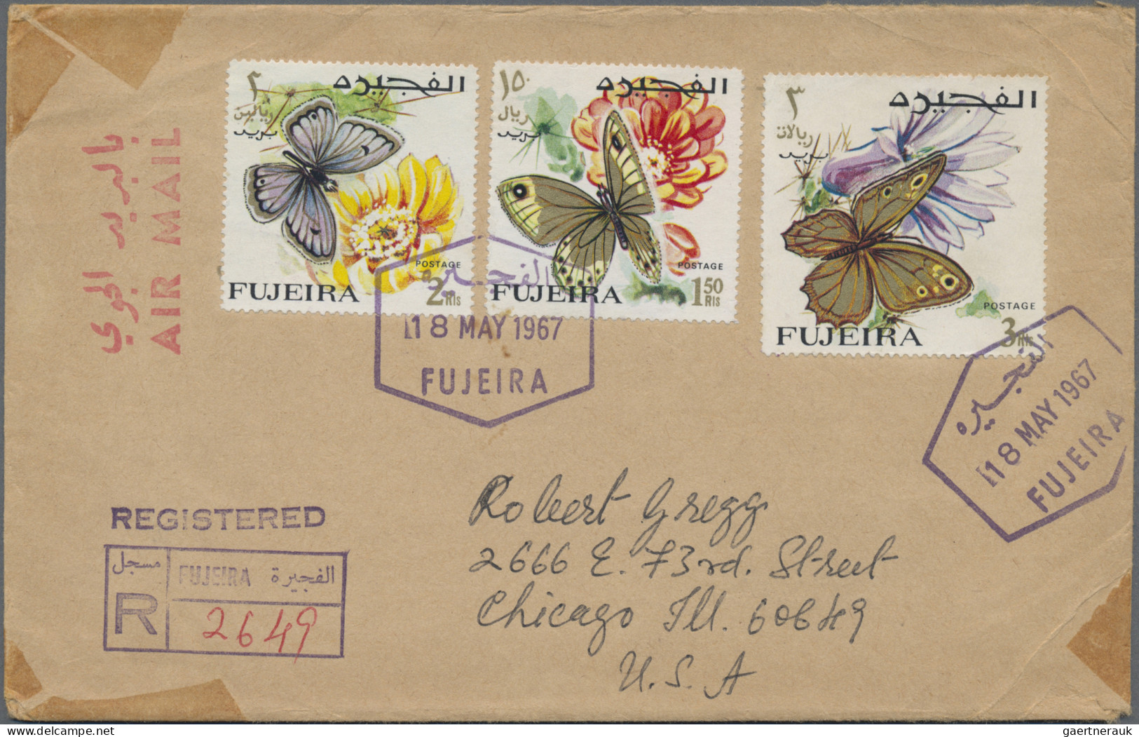 Thematics: Animals-butterflies: 1950/2000 (ca.), Holding Of Apprx. 500+ Covers/c - Schmetterlinge