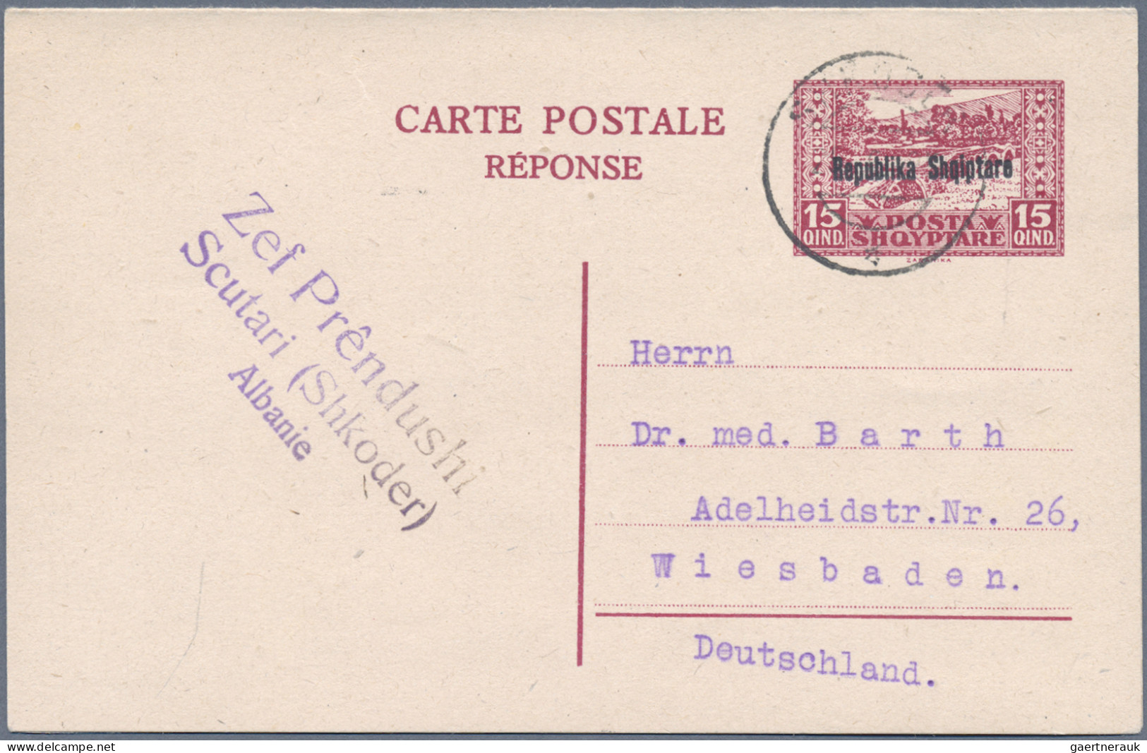 Albania - Postal Stationery: 1913/1939, Collection Of 25 Different (resp. Same P - Albania