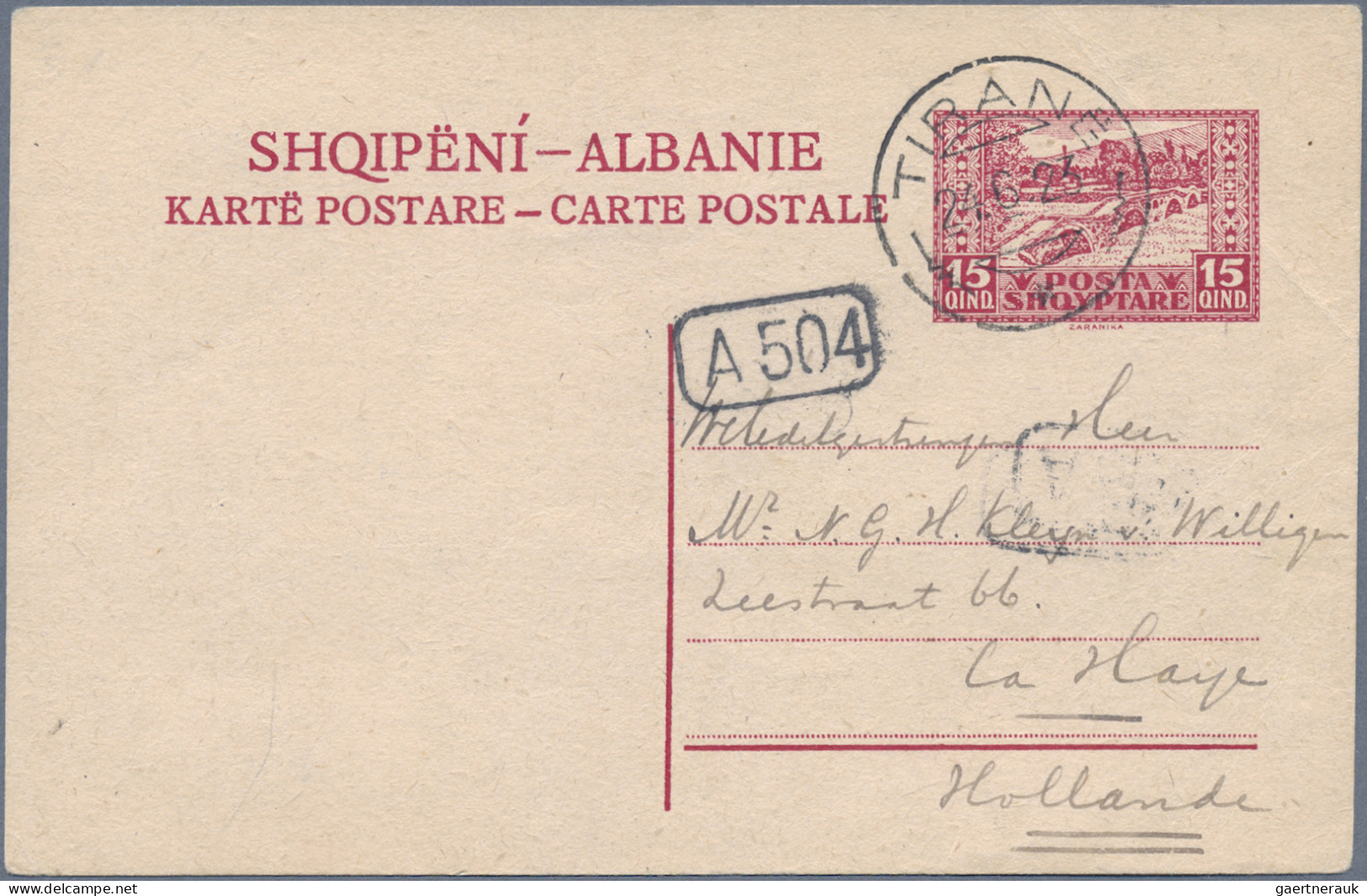 Albania - Postal Stationery: 1913/1939, Collection Of 28 Different (resp. Same P - Albanien